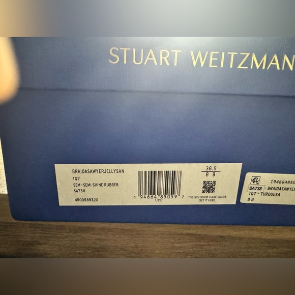 STUART WEITZMAN Sawyer Braided Jelly Flat Sandals - Picture 5 of 6